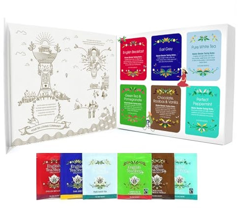 English Tea Shop® | Cofanetto Regalo Tè e Tisane BIO Gusti Classici - 48 Filtri (98 Gr)