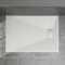 Blümme Rectangle Shower Tray 1300x900mm Bathroom SMC Slip-Resistant Flat Shower Base for Shower Enclosure Cubicle and Wetroom White