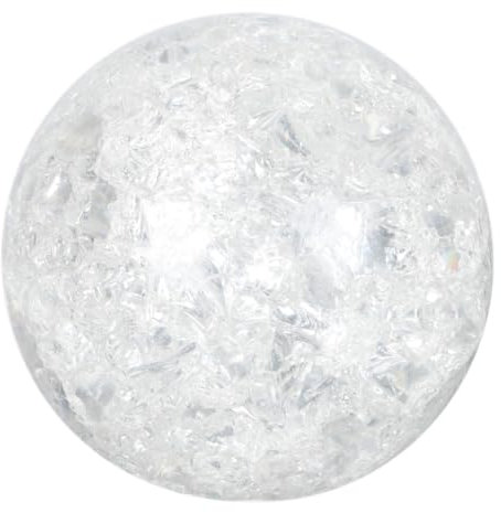 Decorative Ornaments Cristallo Crash Grandi Ornamenti Trasparenti Quarzo Trasparente Crepa Ghiaccio Decorazioni Terra Decorativi Fontana Acqua Cristalli di Bolle Decor Sfera Decorativa per la casa