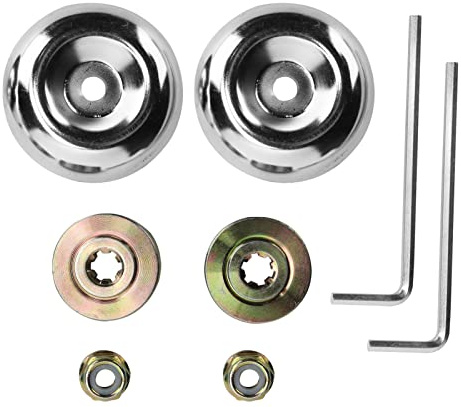 HWGING Set mit 2 Anlaufscheiben, Getriebe, Anlaufplatte, Mutterndichtung, für Rasenmäher, Freischneider-Zubehör