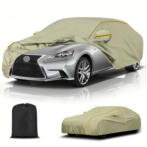 Funda Coche Exterior Impermeable para Honda Jazz 5gen Crosstar 2020-2025 |Cubierta de Coche con Cremalleras en Las Puertas Lona para Coche Transpirable Resistente a los arañazos Anti-UV