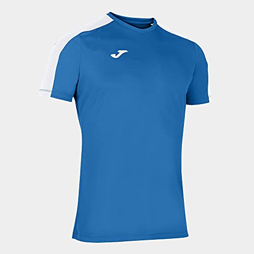 Joma Academy T-Shirt à Manches Courtes pour Enfant, Fille, T-Shirt à Manches Courtes., 101656.702, Bleu Roi, XXS
