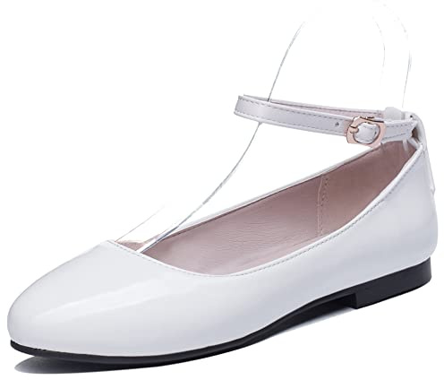 Lroey Reoly Ballerines Plates pour Femmes, Pompe Plates Bout Rond à Enfiler Dancing Boots Confort, Taille 31-52