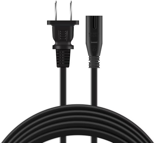 CJP-Geek 6ft/1.8m UL Listed AC in Power Cord Plug Compatible with ZVOX SoundBase 770 570 B4005701 Single-Cabinet Surround Sound System Sound Base Home Theater Soundbar