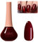 Red Nail Polish - Wine Red Nail Polish - Quick Dry Burgundy Nail Varnish - Shimmer Pearl Nail Varnish - High Gloss & Chip Resistant Nail Paint For Women Girls Manicure DIY