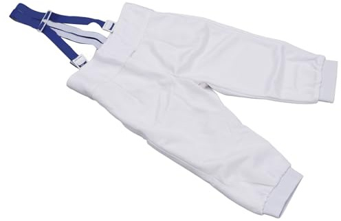Fabater Pantaloni da Scherma per Bambini Pantaloni Regolabili Leggeri a Prova di Coltellata Ispessiti per Sciabola a Spada con Fioretto, Adatti per L'allenamento di Scherma (42)