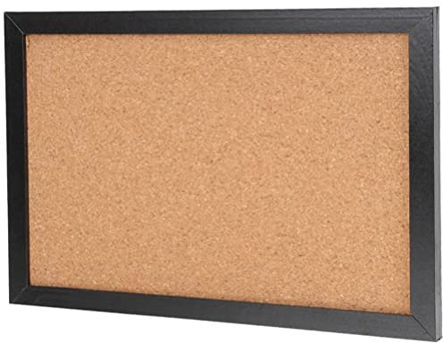 Operitacx Pinnwand Kork Gerahmte Pinnwand Schwarzer Rahmen 30 X 40 Cm Kleine Dekorative Pinnwand Zum Aufhängen Für Büro Wohnkultur Zuhause Schule Message Board Oder Vision Board