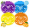 12 Pack Urinal Screen Deodorizer Mats, Anti-Splash Guard Long Bristle Anti-Clogging Urinal Mats Scented Lasting Odor Freshener Urinal Cake –Ideal for Bathrooms, Restrooms, Office, Hotels