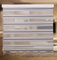 PlisseeOnline Doppelrollo Duorollo mit Alu Kassette und Motiv Rankenmuster und Perlen Breite: 160 cm Höhe: 200 cm Blickdicht Deckenmontage