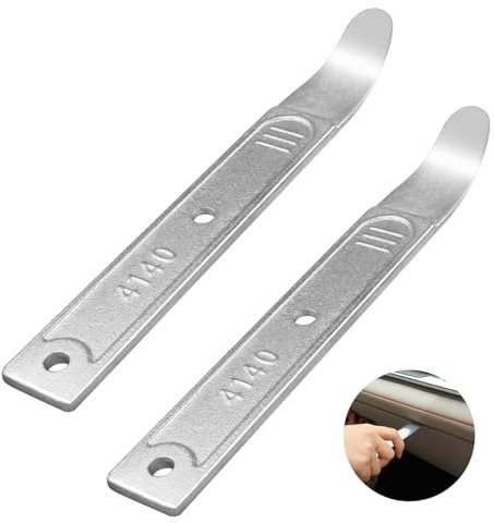 LSTOPGO 4140 Stemmwerkzeug,1Stück Brechstange Werkzeug zum Entfernen von Verkleidungen,Taschenhebeleisen, Entfernt mühelos Zierleisten,Verkleidung, Bleche,Verschlüsse, und mehr