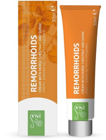 InaEssentials Remorrhoids Piles Treatment Hemorrhoids - Pile Cream Pain Relief, Varicose Veins with Horse Chestnut and Smoke Tree (1)