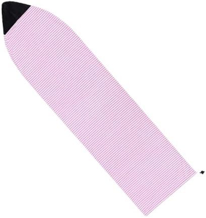 Generisk surfbrädsöverdrag, longboard, lätt boardbag-surfsocka, slitstarkt stickat tyg, skyddsväska, surfstrumpa för din surfbräda, kort bräda, rosa