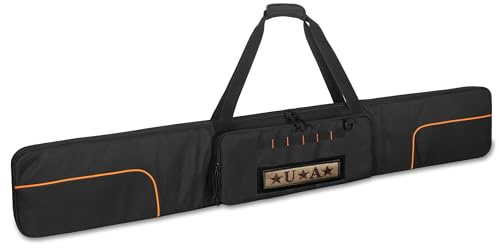 Rexmica Borsa per 2 Guide per Seghe Circolari, Porta Binario Guida Imbottita - Fino a 150 cm, Borsa per il Trasporto di Binario Guida con Ampia Tasca con Cerniera e Maniglia, Nero (Solo Borsa)