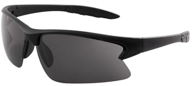 JoXiGo Lunettes de soleil de sport polarisées pour homme et femme - Pour VTT, vélo de route, cyclisme, course à pied, activités de plein air avec UV400, noir mat
