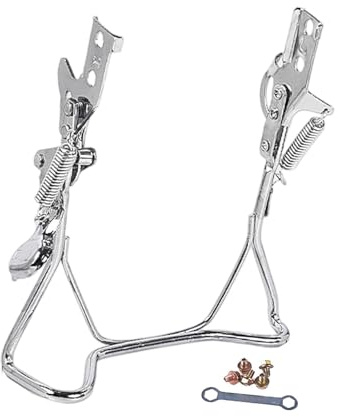 Cavalletto Centrale per Bici elettrica, Doppio Piede, Supporto di Ricambio in Stile retrò, per Biciclette da Adulti, Doppio Foro da 40,6 cm