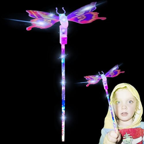 Nexusectar Feenstäbe für Mädchen, Prinzessinnenstab, LED hübsch leuchtender Spielzeugstab, Leuchtstab Leuchtstab für Mädchen Prinzessin Gefälligkeiten Kostüm Cosplay Zubehör