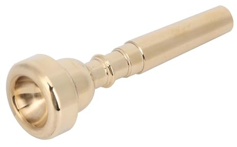 GEERYZHE Embouchure de Cor Français, Accessoires d'Instrument de Musique de Corne en Laiton Professionnels Embout de Trompette 3C Accessoires de Trompette pour Instrument de Musique à Vent (7 or C)