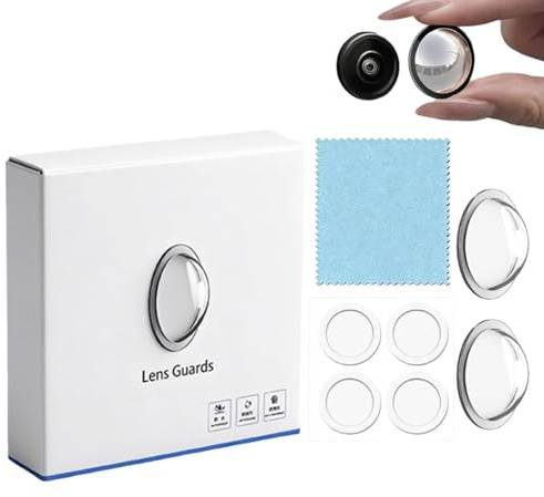 Scudo per telecamera posteriore – Set di coperchi protettivi per lenti impermeabili, protezione per unità video resistente alle intemperie montata con adesivo | di inversione automobilistico