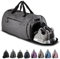 Fitgriff® Sporttasche & Reisetasche für Damen und Herren - mit Schuhfach & Nassfach - Tasche für Sport, Fitness & Reisen - Trainingstasche, Gym Bag (Grau, 48 x 26 x 25 cm (Small))