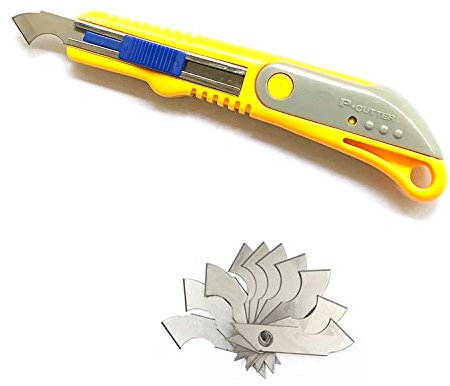 YouU 1 Taglierina Acrilica e Set di Lame da 10 Pezzi, Taglierina Multiuso con Lama di Taglio (Version Versione Aggiornata)