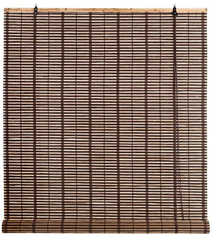 Tapparella avvolgibile in Bambù mod.Azalea Wenge 150x300cm Tenda a rullo Bamboo Arredamento Casa Stile Protezione Luce STI