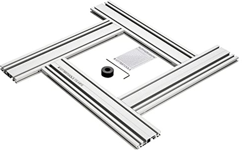 Ottertools – fräsmall FS-MPS för rektangulära utskärningar med överfräsen – justerbar (300 mm x 300 mm)