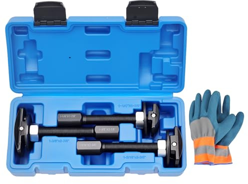 GEAROLL Rear Axle Bearing Puller Tool Set, 3PCS Axle Bearing Puller Extractor, Rear Axle Bearing Removal Tool Kit, Puller Slide Hammer Kit