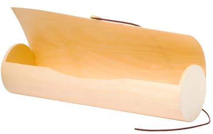 FOR ADVENTUR Scatola Vino in Legno Stile Pergamena, 750 ml