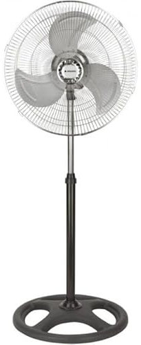 Aspes Ventilador de Pie Negro, AVP501800OVN. 3 Velocidades, 3, Oscilante