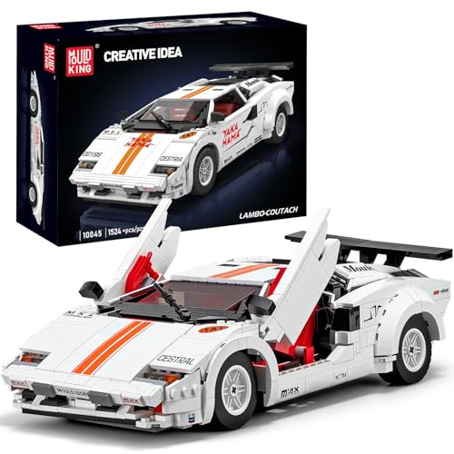 Mould King 10045 Technique Sport Car Set de blocs de construction, 1524 pièces, modèle de voiture, jouet créatif pour adultes et collectionneurs