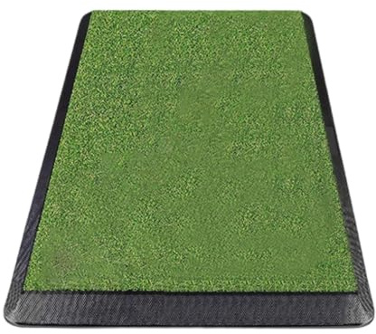 Lljsszr Tapis de Golf D'entraînement, Tapis de Départ, Aide à L'entraînement, Base en Caoutchouc, Gazon Artificiel pour Hommes et Femmes, Jardin, Parc, Style B