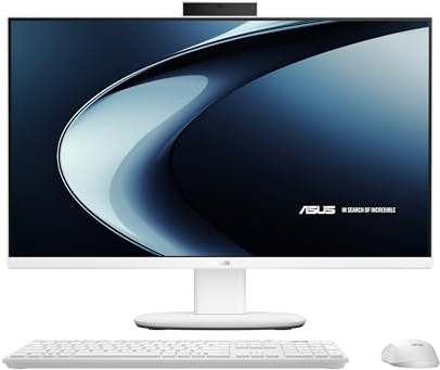 ASUS All-in-One VM670GA#B0GS246VVB display 27 FHD, processore AMD Ryzen™AI 5 430, RAM 16GB, 512GB SSD, Win 11Home, Tastiera e Mouse Inclusi, Bianco