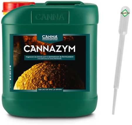 Canna Cannazym 10 Litro - Crecer Crecer Abono de Interior Sustrato Limpiador de Suelo Abono Líquido Orgánico Bio