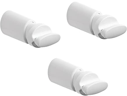Support mural pour radiateurs sèche-serviettes à tubes plats, capacité de charge jusqu'à 90 kg. Système anti-décrochage avancé pour une sécurité maximale. 3 étagères murales en ABS blanches