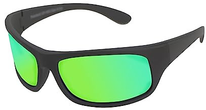 Gafas de sol polarizadas Erebos Cat. 4 especialmente oscuras, protección UV 400, para sol extremo – montañas y mar, para fotofobia, Gafas deportivas con protección UV, Talla L