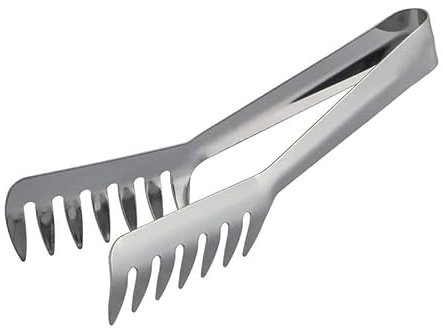 Virsus Pinza da Cucina per Spaghetti 3913, lunghezza 24 cm, Molla spaghetti in Acciaio Inox, Lavabile in Lavastoviglie, per Buffet e per servire pasta, spaghetti, insalata (1)