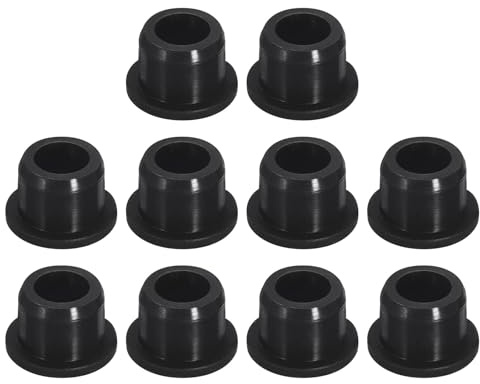 QUARKZMAN 10 st svarta öronproppar, gummipropp för hål 13–14 mm/0,51–0,55 tum