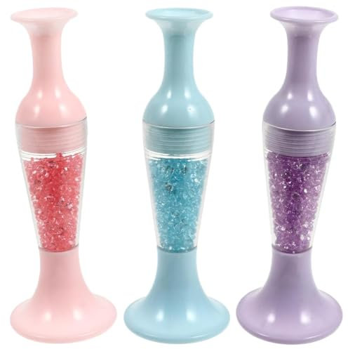3 Stück Nachfüllbarer Vasenstift Blumentopf, Diamond-Painting Stift Zum Befüllen, Diamond Painting ZubehöR Stift, Diamant-Kunst-Malerei-Kits, 5D Diamant-Punktierwerkzeug fürBasteln, Nagelkunst