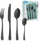 AMEFA AUSTIN Besteck Set 4 Personen (schwarz) | 16-teilig | Besteck Set schwarz aus rostfreiem Edelstahl 18/0 | PVD-veredelt | schwarzes Besteck mit außergewöhnlichem Look
