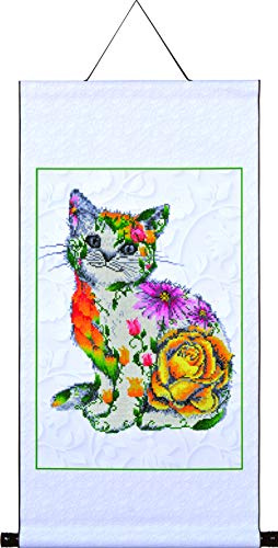 Diamant Dotz Målningskit: Rulla blompussar, blandade, 41,4 x 61,2 cm