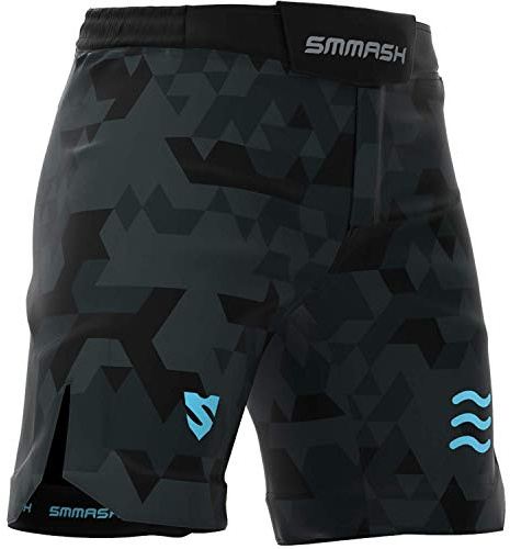 SMMASH MMA Shorts Uomo Thaibox Muay Thai Pants Pantaloni da Boxe Pantaloni Sportivi Pantaloncini da Allenamento Traspirante Chiusura