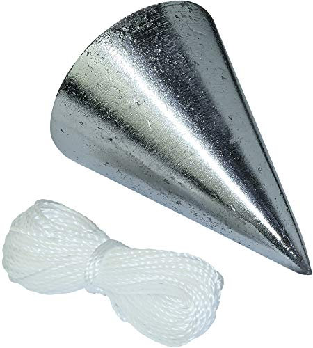 AERZETIX - Plomada en forma peonza - Herramientas/Accesorio manual para la construcción de edificios - Albañilería/Pared de ladrillo/Bloque de concreto/Hormigón - Cuerda/Cordón 5m - C45846