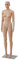 Schaufensterpuppe Frauenpuppen-Kleiderform, Realistischer Schaufensterpuppen-Torso zur Ganzkörperdarstellung, Stehende Weibliche Modellpuppe, Bekleidungsgeschäft / Schaufensterpuppe ( Color : Style C