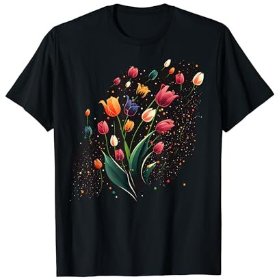 Bouquet de tulipes sur tulipe T-Shirt