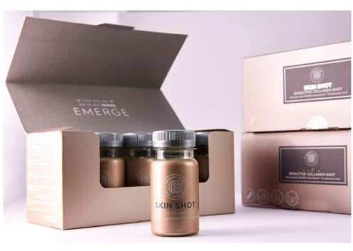 BEAUTY&GO SKIN SHOT Suplemento de Colágeno Líquido 5000 mg con Ácido Hialurónico - Antioxidantes - Biotina - Niacina - Vitaminas - Minerales - Tratamiento 30 días - 30 botellas