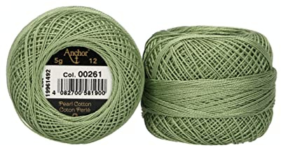 Anchor Perla, Grosor: 12, Longitud: 5G, Longitud: 56M 261 Hilos De Bordar