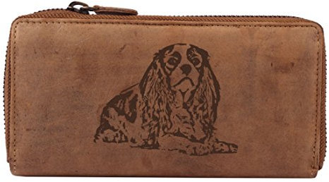 Greenburry Damenportemonnaie Geldbörse Hund Motiv Cavalier King Charles Spaniel