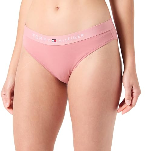 Tommy Hilfiger Women's Bikini (Ext Sizes) Uw0uw04145 Bikini Panties, Pink (Teaberry Blossom Other Version), XL