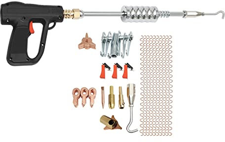 Begoniape Spotter 86 pezzi strumento di rigonfiamento saldatore a punti, funzione multipla, strumento per riparazione di ammaccature, riparazione di apparecchiature di riparazione, saldatura bulloni