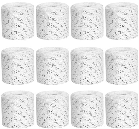 Gipsbinden Babybauch 12 Rollen Gipsabdruck Binden – Schnelltrocknend Gipsverband Paris zum Basteln & Modellbau